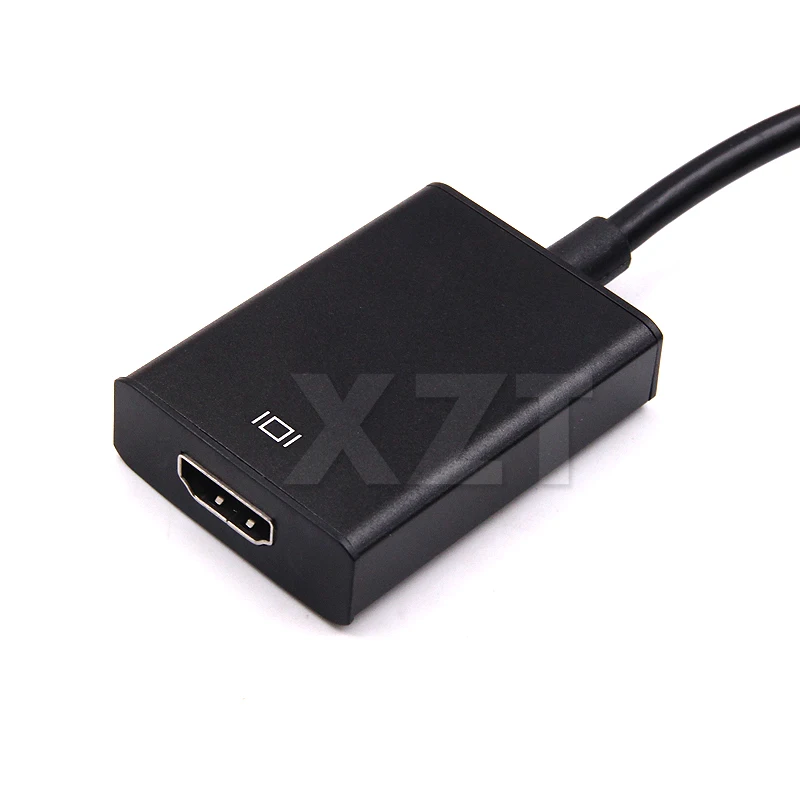 1 шт. Черный VGA HDMI 1080 p с Auido конвертер Кабель VGA2HDMI с звуковая карта USB IC Мощность HDMI цифровой сигнал выходной адаптер