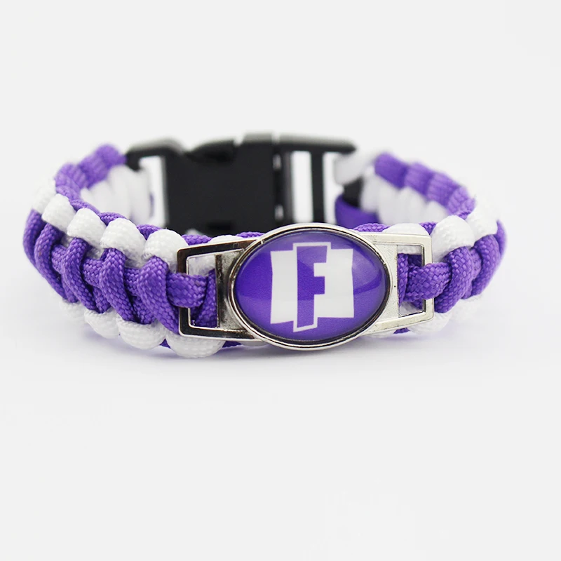 

Game Jewelry Bracelet 2018 New Fashion Crafts DIY Weave Bracelet Men Women Punk Battle Royale Action Figure FORTRESS Bracelets