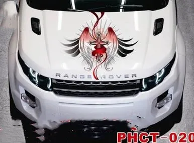 Наклейка на крышку Dragon Totem наклейка дверь автомобиля переднюю крышу двигателя с
