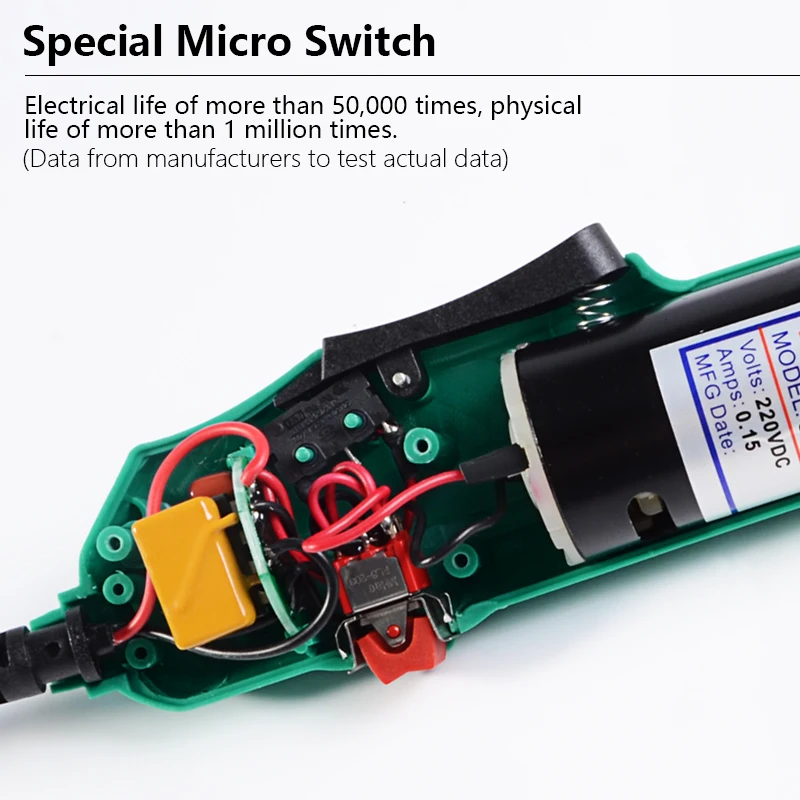 Handskit 220V электрическая отвертка Набор Регулируемая скорость перезаряжаемая электрическая многофункциональная аккумуляторная электрическая дрель электроинструменты