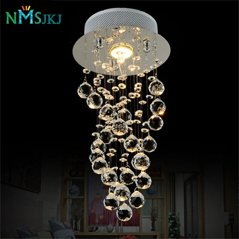 

Modern K9 Crystal Chandelier Lighting Modern Pendant Lamp Cheap Preety Helix Popular High Quality Luminaire