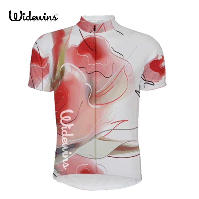 

widewins Petal Cycling Jersey Summer Mountain Bike Sportswear Short Sleeve Bicycle Clothes Hombre Maillot Ropa Ciclismo 5443
