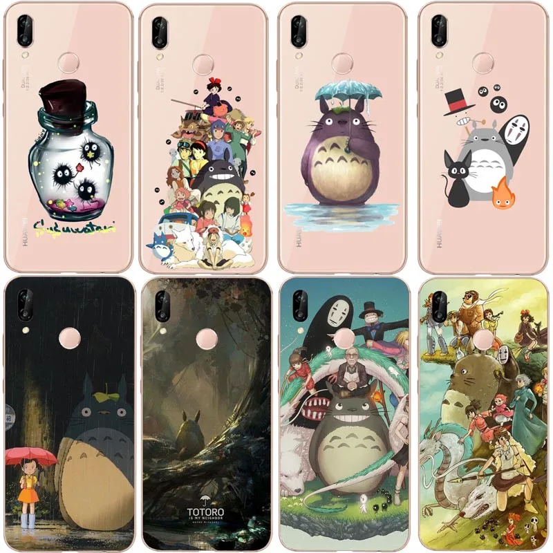 Чехол с рисунком из аниме Тоторо мягкий силиконовый чехол ТПУ для телефона Huawei P 6
