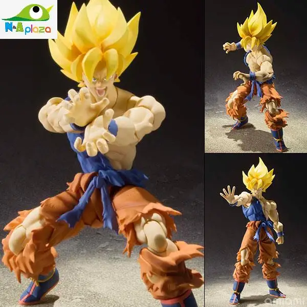 SH Figuarts Dragon Ball Z  Goku Super Saiyan Chou Senshi Kakusei Ver Act different Scenes Action Figure Collection Model Toy