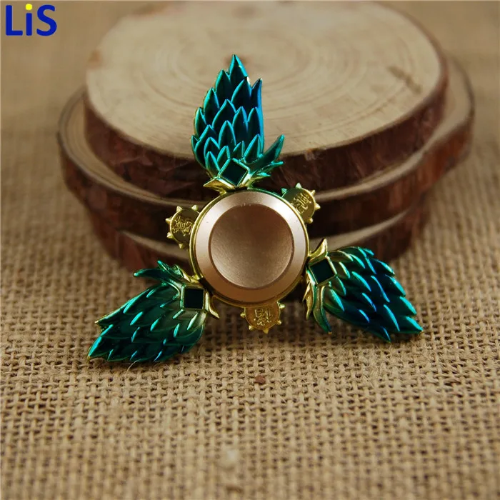 

Lis 2017 New design fidget spinner metal Fidget long rotation time Colorful EDC toy for Autism and ADHD hand spinner