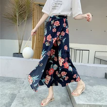 New fashion Spring and Summer new style Beach skirt holiday skirt One-piece wrap skirt chiffon floral skirt New fashion Spring and Summer new style Beach skirt holiday skirt One-piece wrap skirt chiffon floral skirt