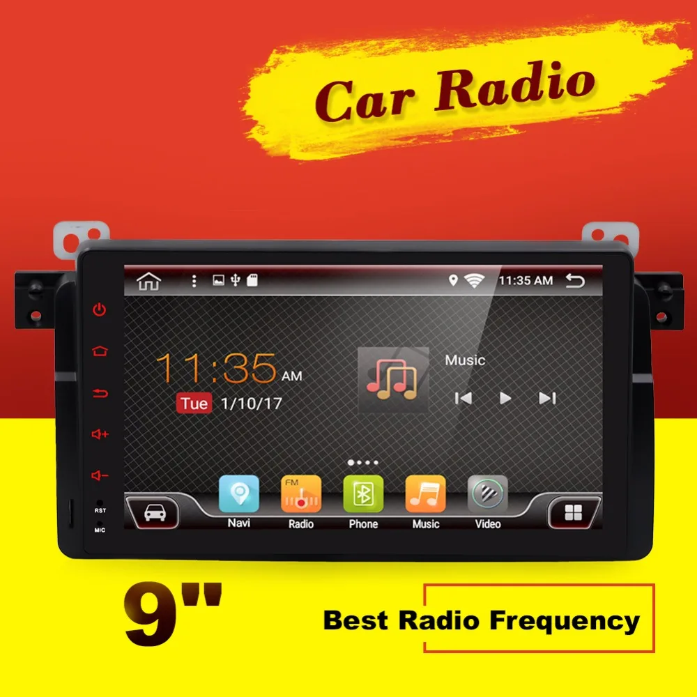

Android 7.1 car radio DVD For BMW E46 M3 with Bluetooth mobile Phone mirror link BT 1080P Map