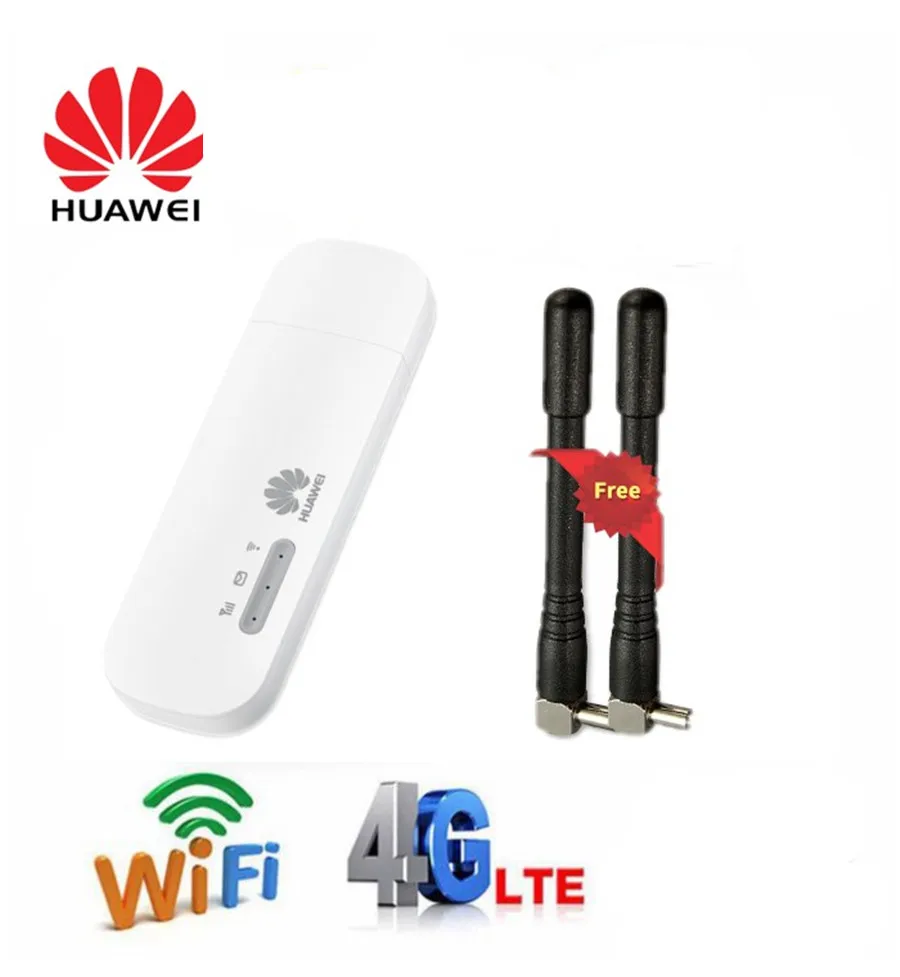 Разблокированный huawei E8372 E8372h-153 E8372h-608 с антенной 2 шт 150 м LTE USB Wingle LTE 4G USB WiFi модем автомобильный wifi PK E3372