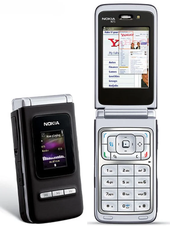 N75 100% Оригинальный разблокированный Nokia Flip 2 4 дюймовый GSM 3G Symbian 9 1 мобильный