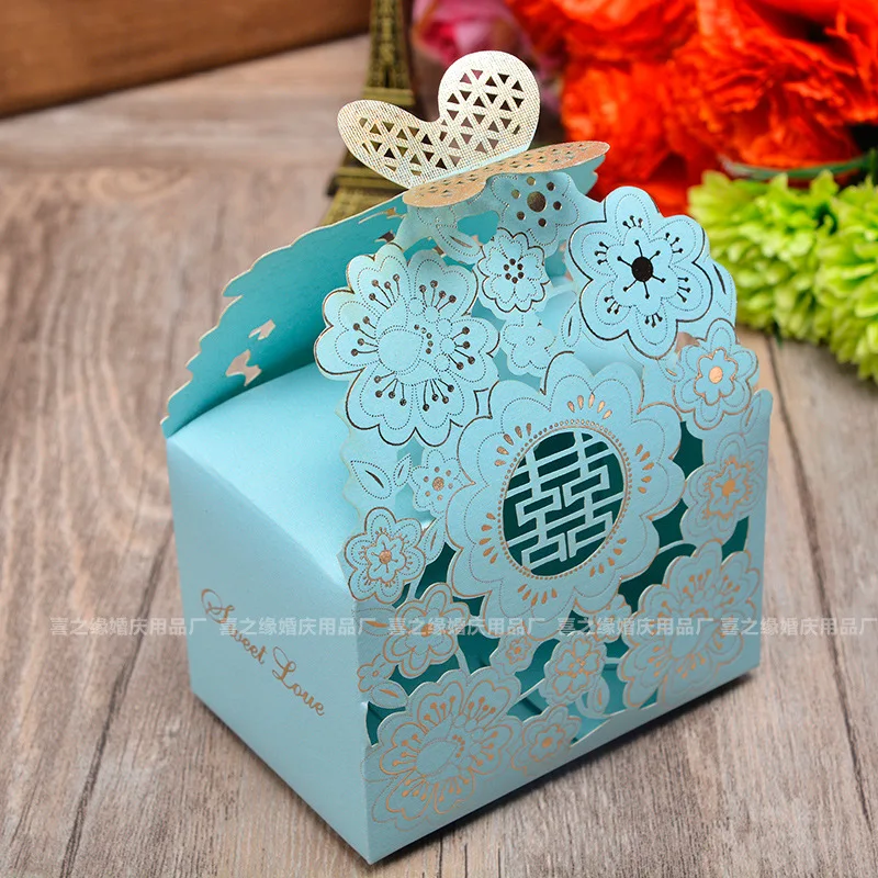 Wedding Paper Candy Box Sweets Gift Bags Favor Boxes With Ribbon Sweet Package Box Wedding Party Decoration Gifts For Guests (4)