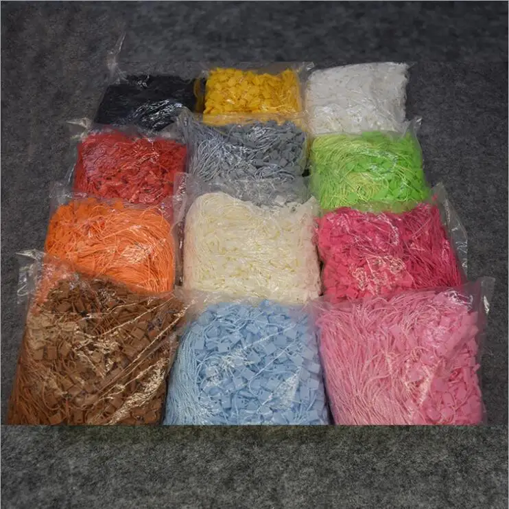 

1000pcs Hang Tag String Snap Lock Fastener square end Tag String Lock Fastener small jewelry Labeling Tagging Supplies