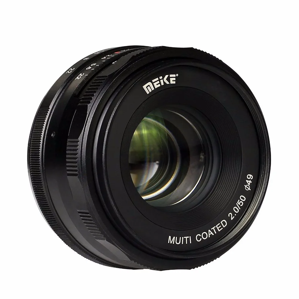 Meike MK-4/3-50-2,0 50 мм f2.0 объектив с большой апертурой ручной фокусировки APS-C для Olympus для Panasonic M4/3 системы беззеркальных камер