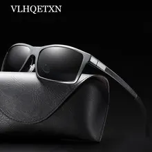 Поляризованные солнцезащитные очки унисекс из алюминиево-магниевого сплава в стиле ретро, зеркальные солнцезащитные очки для вождения, винтажные очки, аксессуары для мужчин и женщин, квадратные