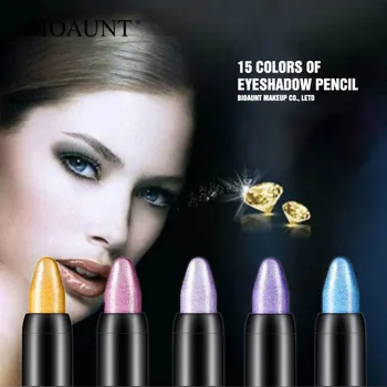 

NEW Brand 15 Colors Highlighter Eyeshadow Pencil Waterproof Glitter Eye Shadow Pencils Matte Eye Liner Pens Beauty Makeup Tools