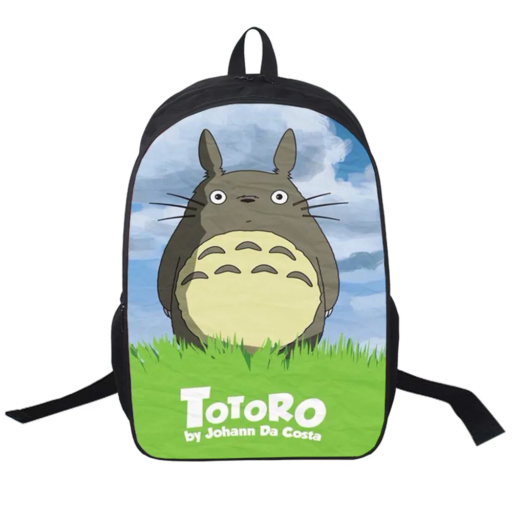 

2019 Women Bags moive Totoro lovely Backpack Students School Bag For Girls Boys Rucksack mochila Private customize