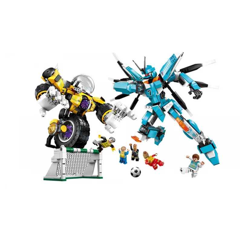 

Enlighten Super Soccer World Cup Decisive Battle Building Blocks Figures Technic sets Bricks Educational Toys For Kids gift