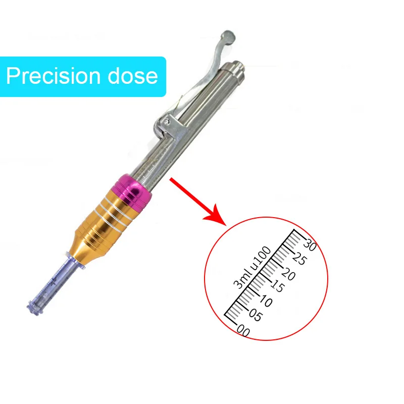Гиалуроновая инъекционная ручка, массажный распылитель для лица, ручка, набор, высокое давление, кислотные микро-пистолеты, шприц для воды против морщин, игла для подтяжки губ