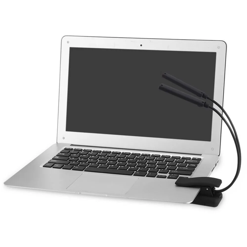 6 Вт светодиодный USB Диммируемый зажим на свет для чтения для ноутбука ноутбук пианино кровать изголовье стол портативный ночник