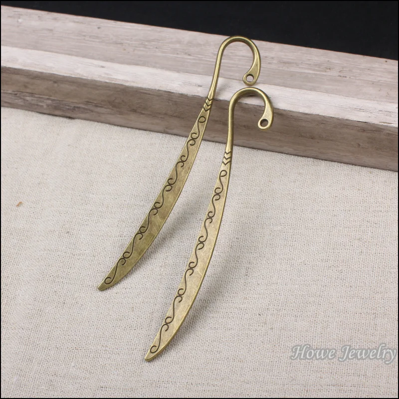 

Wholesale 8 pcs Vintage Charms Bookmarks Pendant Antique bronze Fit Bracelets Necklace DIY Metal Jewelry Making