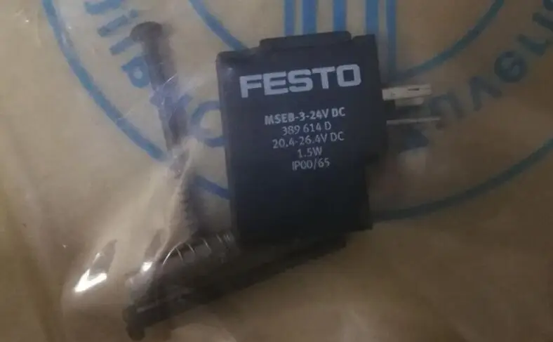 MSEB-3-24V DC 389614 D  Germany FESTO solenoid valve coil mseb-3-24v