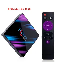 H96 MAX ТВ приставка Android 9,0 Rockchip RK3318 4G 32 GB 64 GB USB3.0 H.265 4 K Youtube Netflix google Play pk x96 Мини Смарт ТВ приставка