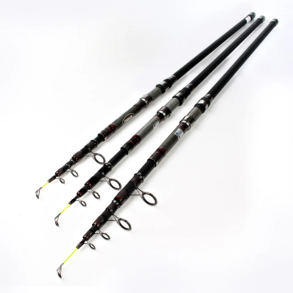 

FISH KING High Carbon 3.9m 4.2m 4.5m50-150G 5 Sections Spinning Fishing Surf Rod Telescopic Pole Sea Carp Fishing Rod Long Cast