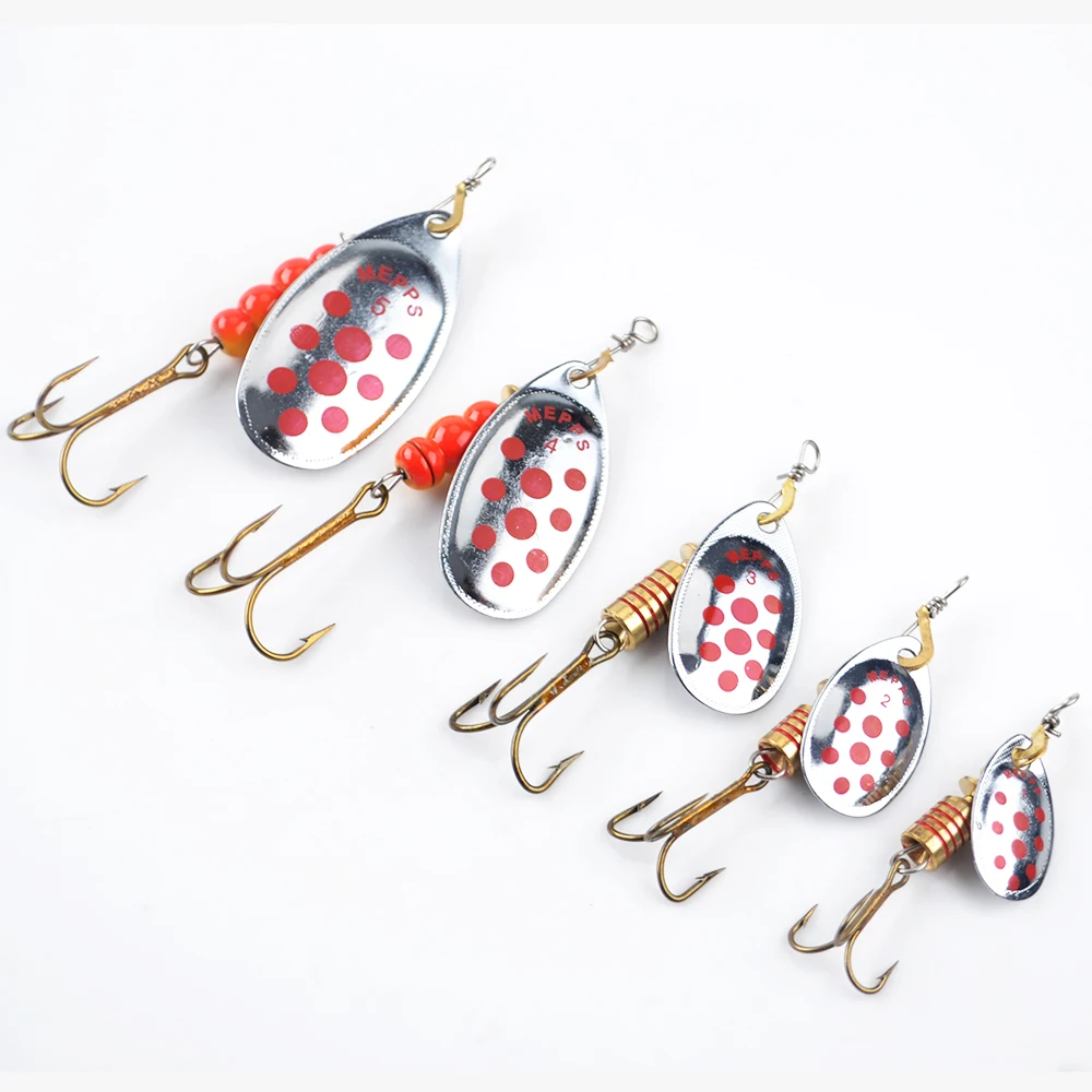 1PC Size1- Size 5 Fishing Spoon Hard Bait Mepps Lure Artificial Jig Vissen Tackle For Fishing