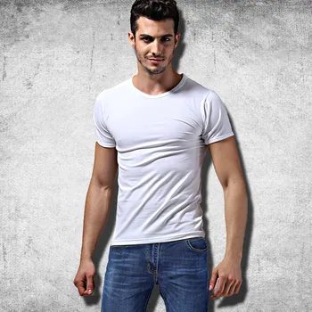 

New Men's cotton T-shirt short sleeve underskirt tees mens top clothings 1808