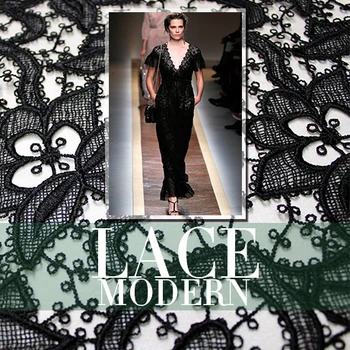 

Q94 heavy polyester filament water-soluble lace fabric embroidery Qipao dress wedding cloth three-dimensional flower