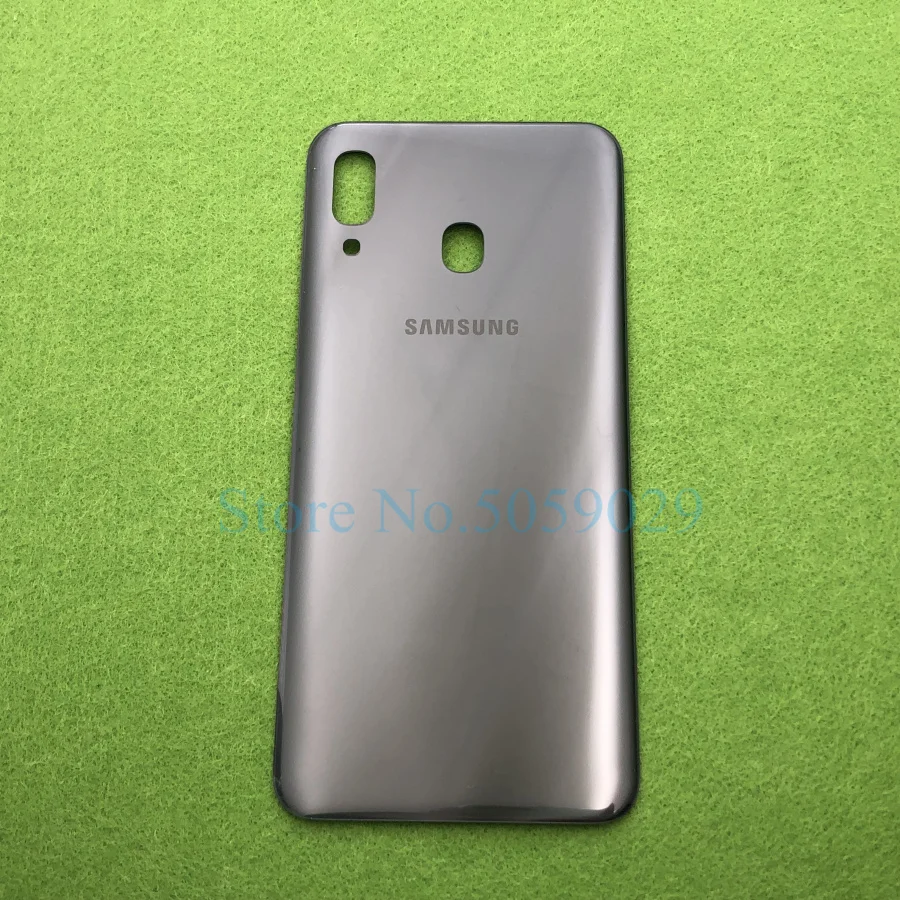 Оригинал для SAMSUNG Galaxy A30 A305 A305F SM Задняя стеклянная крышка батарейного отсека