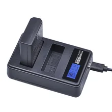 PowerTrust 1x 1500mAh EN-EL14 EN-EL14a Battery + LCD USB Dual Charger for Nikon D3400 D3300 D3100 D5600 D5100 D5200 D3200 P7000