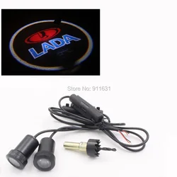 

Led For Lada Door Light 4th Logo Car Logo Projector Ghost Shadow 3D Welcome Light IP65 All Car