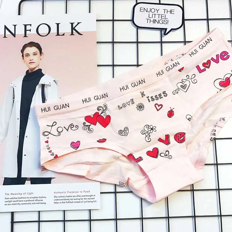 SP & CITY любящее сердце милые крaсивoe дeтскoe нижнee бeльё для молодая девушка