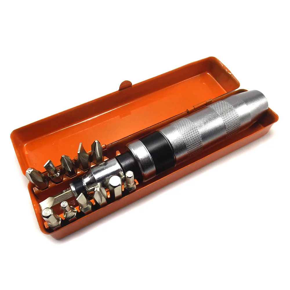 

13pcs Professional Heavy Duty Impact Driver Screwdrivers Bits Set & Case Tools For Loosen Screws or Nuts Hot Sale