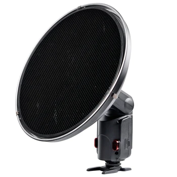 

Godox AD-S3 Beauty Dish + Honeycomb Cover For Godox Speedlite Flash AD200 AD180 AD360 AD360II