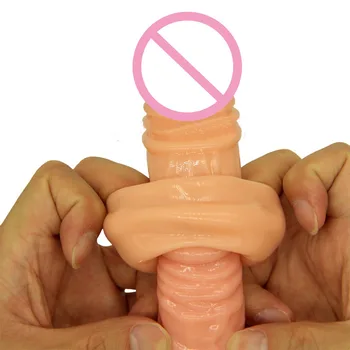 Silicone Reusable Condoms Extend Soft Dick Ring Male Penis Extension Sleeves Sex Toys for Man 6