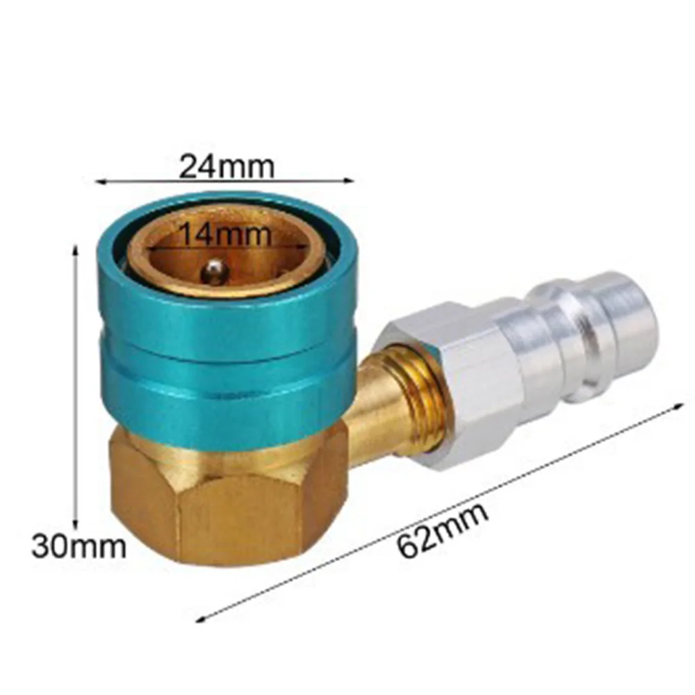 1 шт. R1234YF хладагент фторированные быстроразъемные переходники для быстрого соединения автомобильный Кондиционер уст