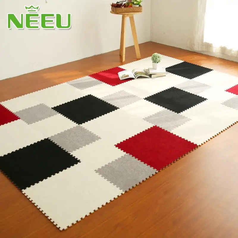 NEEU 30CM/45CM Newest thickening velvet floor mats EVA foam carpet for