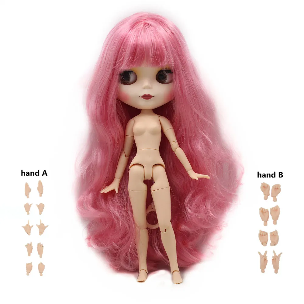 Blyth кукла ледяная 1/6 шарнир тело DIY обнаженные игрушки BJD модные куклы девушка подарок Специальное предложение на продажу с ручной набор A& B - Цвет: 1050MSM