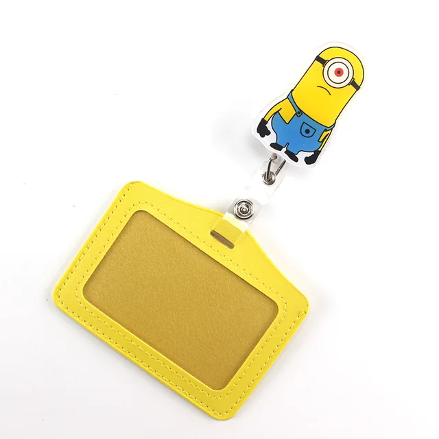 High quality Horizontal type Cartoon Retractable Badge Reel Student