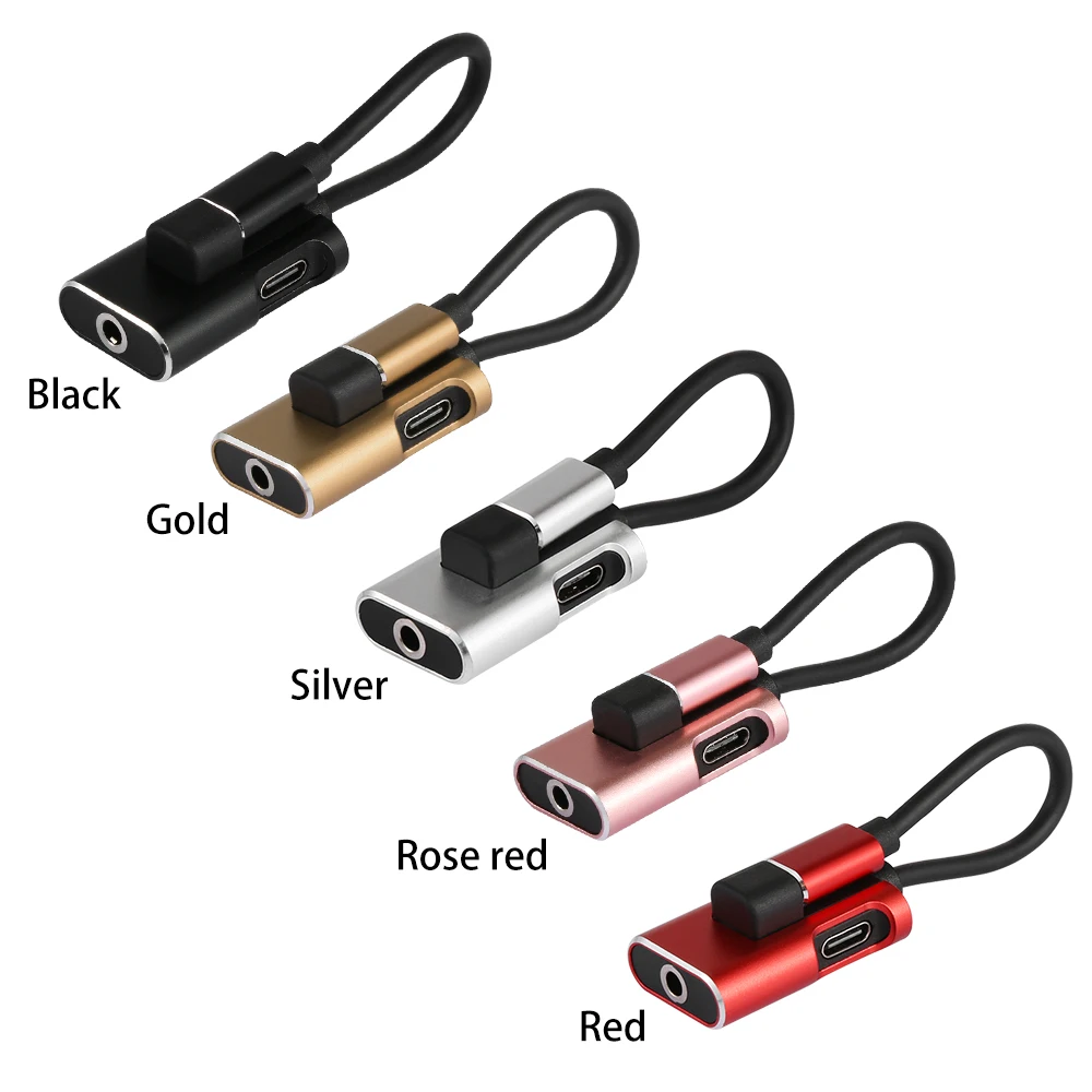USB C аудио кабель зарядное устройство 2 в 1 Тип C до 3,5 мм разъем Aux Наушники Адаптер для huawei Xiaomi USB C 3,5 мм конвертер