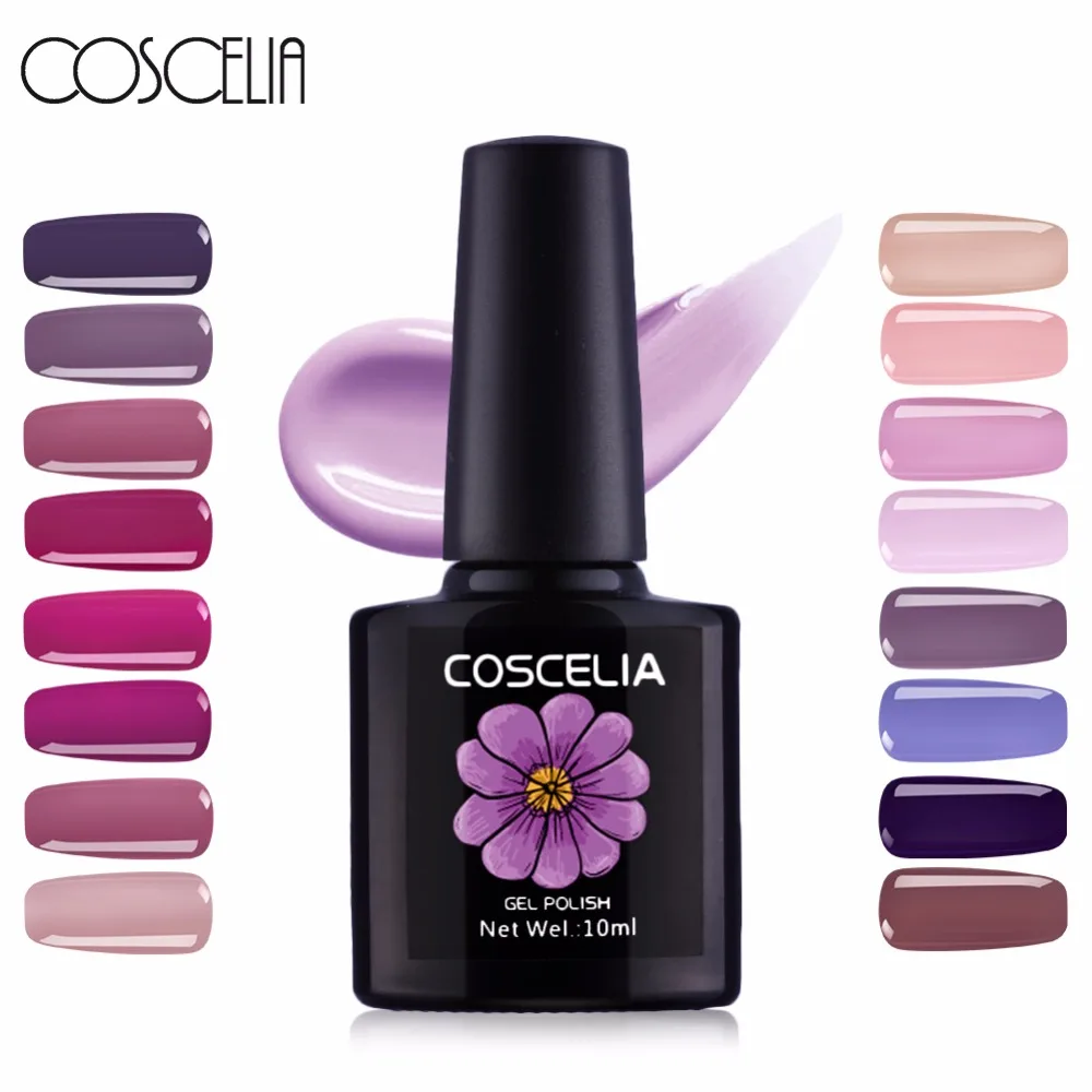 80 الألوان هلام مسمار البولندية شبه الدائم رمادي الأحمر روز نقع معطلة الأشعة فوق البنفسجية LED أعلى قاعدة هلام ورنيش مانيكير ل مسمار الفن 10 ملل...