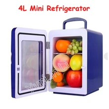 4L Ho использовать держать холодильник двойного назначения холодной и горячей холодильник Компактный дом и автомобиль холодильник CW8-4L