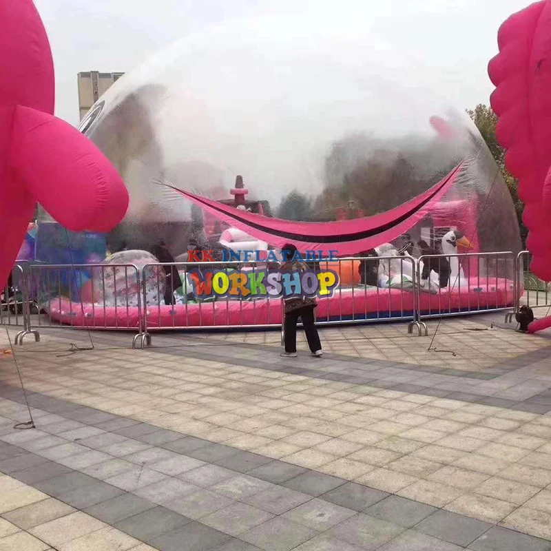 Китайская фабрика, из ПВХ парк развлечений гигантский прозрачный надувной замок