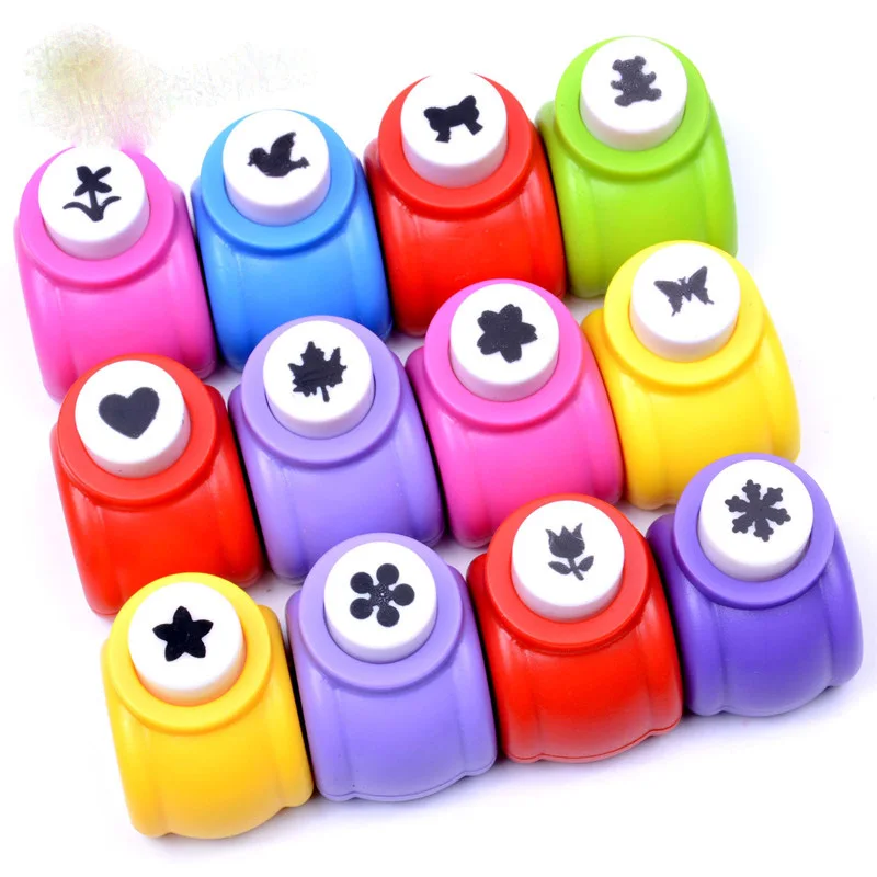 

Mini Lovely Fashion Flower Embossing Machine Kids Gift DIY Printing Paper Cutter Hole Punch Scrapbooking Cutter Tool 0.8-1.0CM