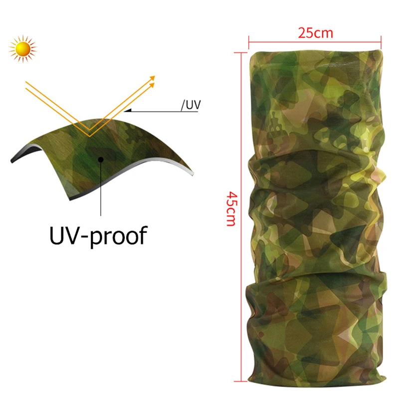Горячий открытый волшебный шарф ветрозащитный Защита лица Велоспорт Туризм рыболовные кепки Кемпинг спортивные шарфы камуфляжная одежда для рыбалки