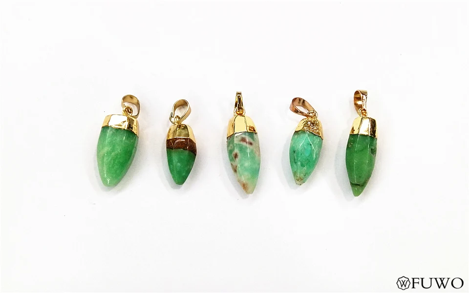 chrysoprase point pendant 8