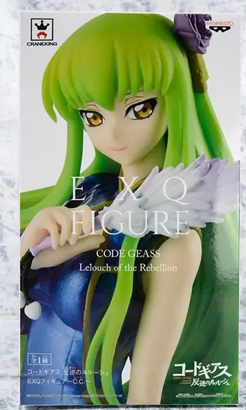 BANPRESTO EXQ Lelouch vi Lamperouge Britannia zero C. C. Фигурка японского аниме код GEASS Модель Brinquedos игрушка