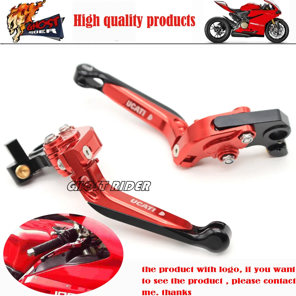 

fits For DUCATI MONSTER 821 HYPERMOTARD 821 / Strada 14-15 Motorcycle CNC Billet Aluminum Folding Extendable Brake Clutch Levers