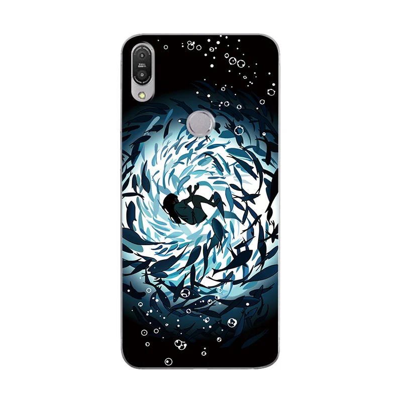 W87 Милый модный чехол для телефона для Asus Zenfone ZB601KL, задняя крышка с животными, сердечками Для Zenfone Max Pro M1 ZB602KL, чехол-бампер - Цвет: W87
